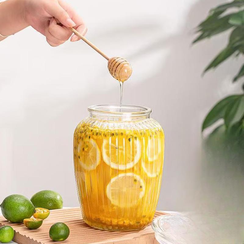 ZISIZ Thickened Glass Food Storage Jar