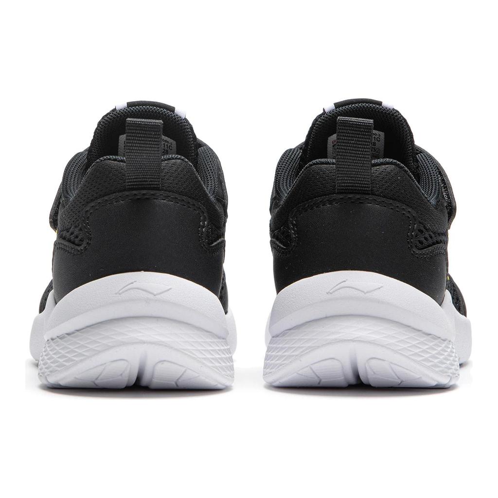 Li Ning Comfortable Simple Non-Slip Wear-Resistant Low-Top Casual Shoes Kids Sneaker Black YKNU080-3