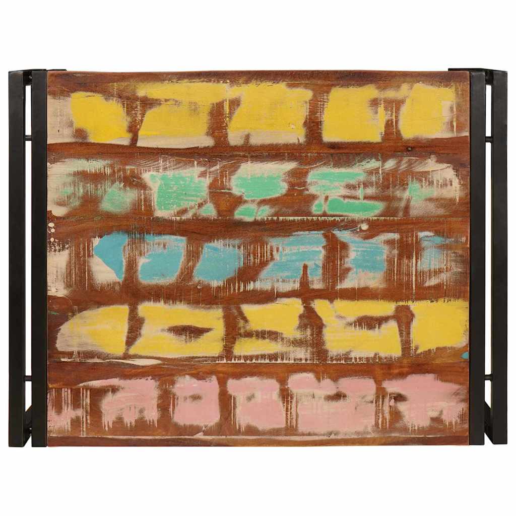 Multicolored Bathroom Shelf 65 x 50 x 23 cm Solid Reclaimed Wood