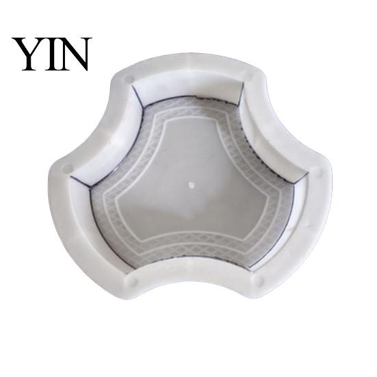 Easy Home Crafting Supplies Garden Stepping Stone Mold, Reusable Concrete Pathway Paver DIY Patio Flooring Mold Cement Pavement Mould for Backyard