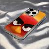 A-angry Birds Phone Case For IPhone 17 Pro Max 16 15 14 Pro Max IPhone 13 Pro Max 11 Plus Transparent Cover