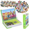 Puzzle Book Magnetic Magnets Puzzle Vehicles Cars Transport 77 Pcs.