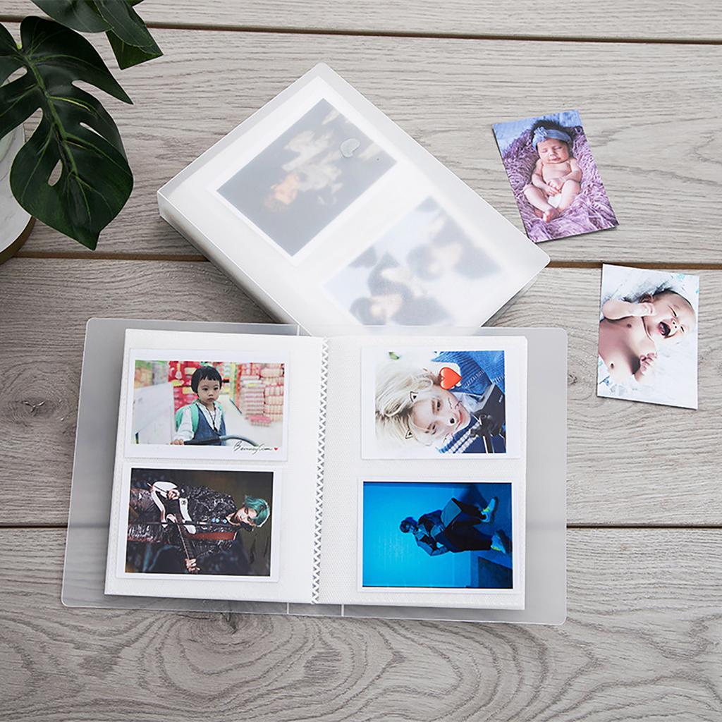 80/84/120 Pocket 3R Card Photo Album with Matte Cover for Small Photos Polaroids Mini K-Pop Card Collecting Organizer Storage