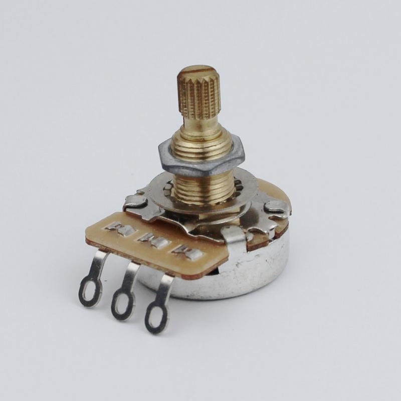 1 Piece Guyker A250K Brass Split Shaft Potentiometer For Electric Guitar Bass