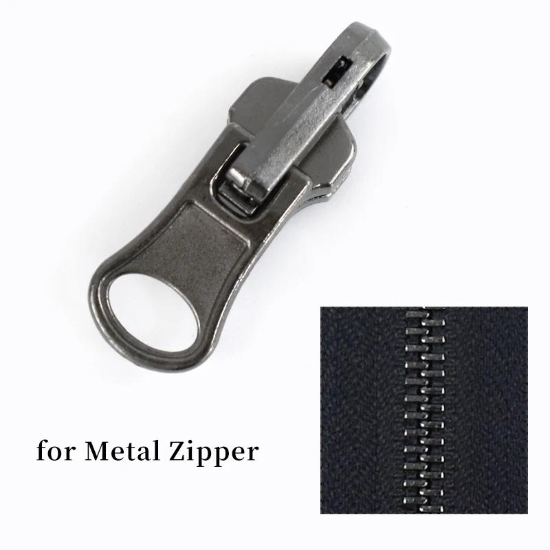 5/10/20Pcs Zipper Puller 3# 5# 8# Double Sided Rotary Zip Sliders Head Jacket Garment Decor Zippers Slider Sewing Accessories