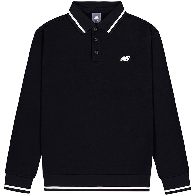 New Balance Men s AMT53355 Long-Sleeve Polo Shirt XL
