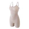 Plus-size Postpartum Shapewear Hip-lift Midriff Corset Seamless Crew Neck Strap Bodysuit