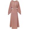 Autumn and Winter Style Loose Long-sleeved Hooded Sweatshirt High-waisted Long Skirt Two-piece Set