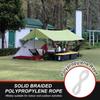Uxcell 1/4" 150ft Polypropylen Seil, Fest geflochtenes Utility Seil für Camping, Fahnenmasten, Schränke und Außenbereich, Weiß
