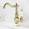 Zircon Gold Rotatable Bathroom Basin Faucet