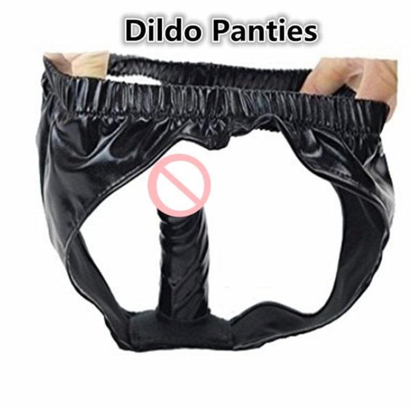 1ks Pánské Sexy Wetlook Lakovaná Kůže Anální Butt Plug Spodní Prádlo Bikiny Briefs