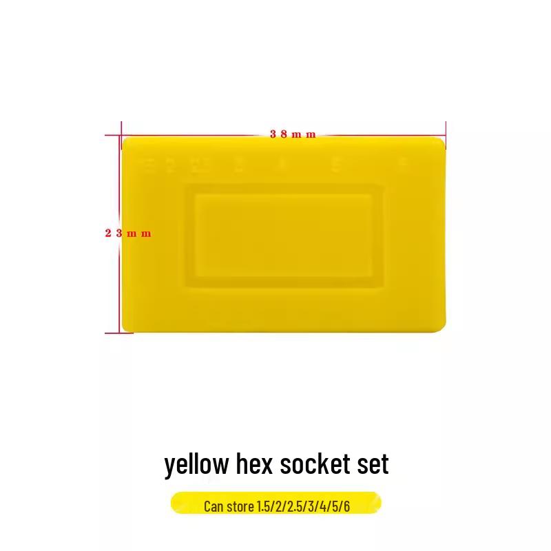 

Ящик для зберігання шестигранних ключів: Шестигранна головка, Torx дюймова/метрична, Набір шестигранних ключів з 7/9 предметів