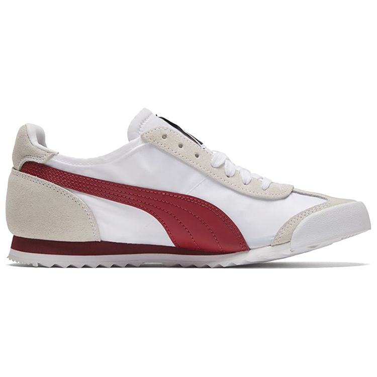 Puma Roma Og Nylon Low Top Training Shoes Men Sneaker White Red Gray 362408-16