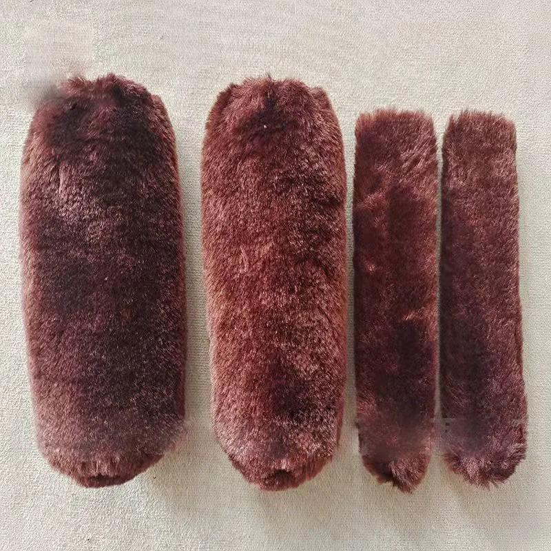 Motorbike Plush Handlebar Covers Winter Warm Imitation Plush Electric Car Motorbike Handlebar Cover Anti-slip Handlebar Sleeve