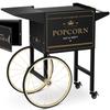Popcornmaschine Basiswagen mit Retro-Schrank 51 x 37 cm Schwarz Gold