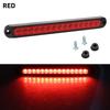 Universal 15LED Car Light Bar 12V Red Third Brake Light Rear Light Signal Side Marker Turn Signal Stop Warning Lamp High Mount