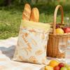 Bread Bag Large Beeswax Lining And Cotton Natural Bread Storage Bag Keeps Bread Fresh Longer Breathable Moisture Barrier Reusable Bread Keeper