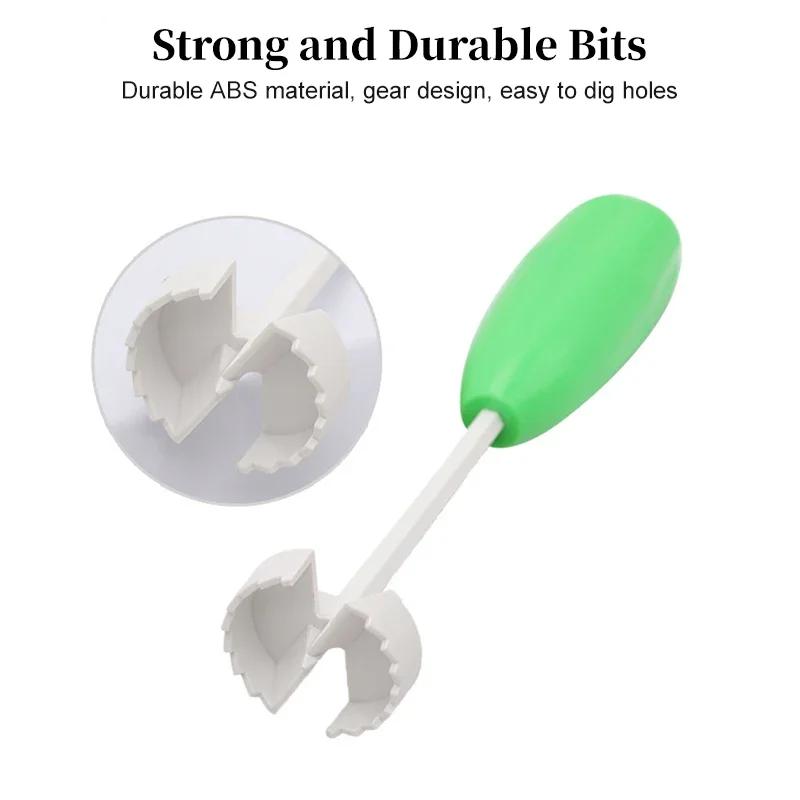 4 teile/satz Küche Gadget Zubehör Vege Bohrer Graben Corer Kochen Werkzeug Gemüse Spiralschneider Spiralizer Kreative Küche Artikel