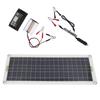 12V 30W Portable Solar Panel Kit with 220W Inverter Controller Polysilicon High Efficiency 2 USB Por