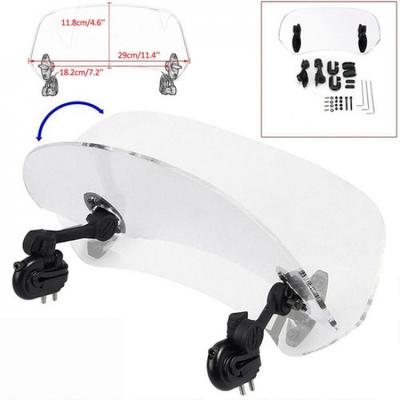 Pare-brise de moto à clipser Extension Spoiler Déflecteur USEOA