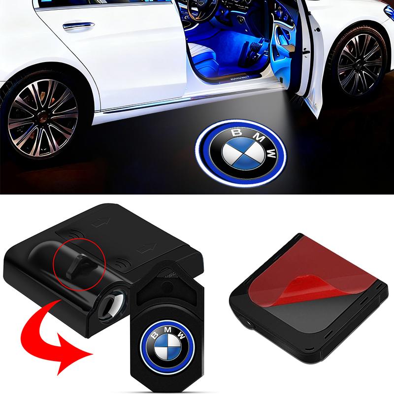 Car Door LED HD Welcome Courtesy Shadow Projector Lamp Logo Light For BMW E34 E36 E60 E90 E39 E70 F10 F20 X7 M3 Car Accessories HD6