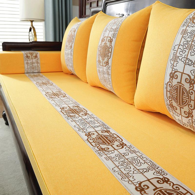 Sofakissen aus Palisanderholz, neue Möbel aus Massivholz im chinesischen Stil, rutschfest, verdicktes Sitzkissen aus hochdichtem Schwamm