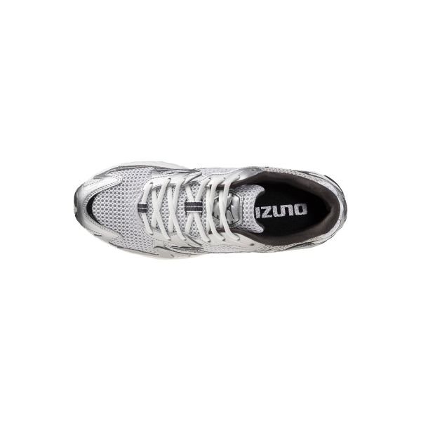 Mizuno Wave Rider 10 Comfortable Versatile Running Shoes Men sneakers Silver White D1GA261D06