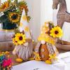 Sunflower Farmhouse Gnome Plush Decor:Cute Couple Soft Dolls,Durable Home Tabletop/Bookcase Ornament,Perfect Festival Gift&