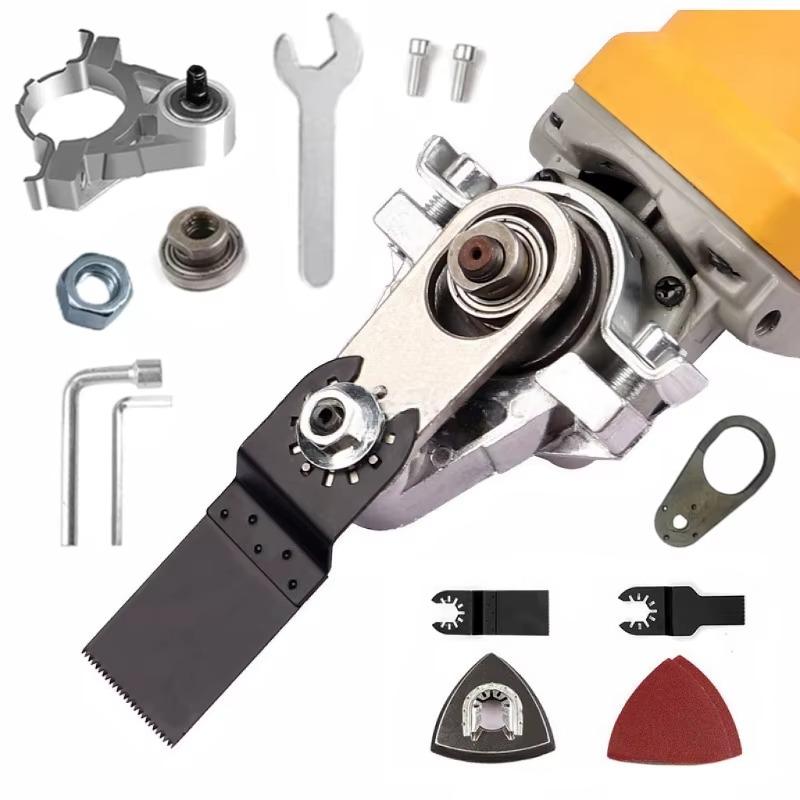 Universal Angle Grinder Conversion Head M10 M14 Adapter for 100 125mm Oscillating Saw Blade Power Tool
