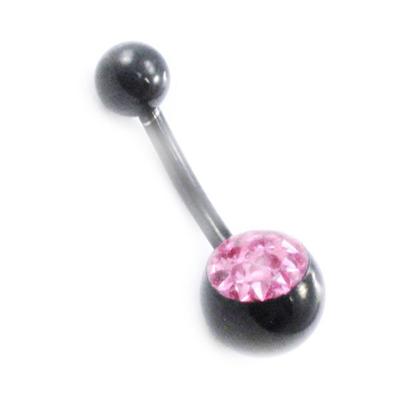 [I9488] - Piercing corporal 'Cristal' rosa