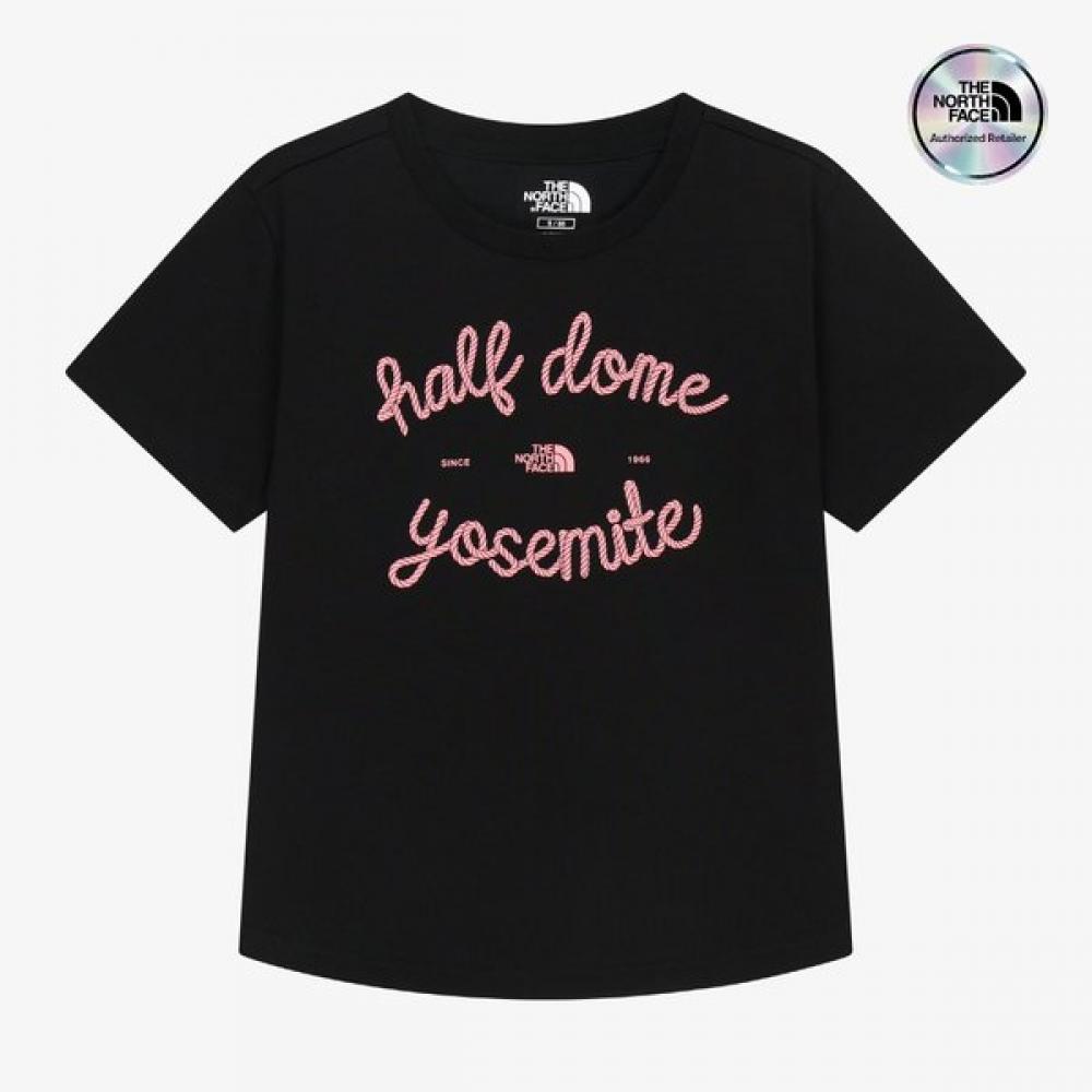 The North Face Women S Half Dome Short Sleeve Tee Black BLACK/090