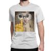 Erm What The Sigma T Shirt Men Women Pure Cotton Awesome TShirt Round Neck Funny Meme Cat Tees Short Sleeve Tops Classic