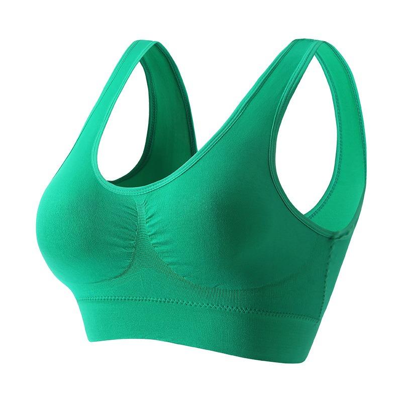 Seamless Wireless Sports Bra – Comfort Supportive Yoga Bra for Women