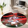 Former FC Barcelona player Cristiano Ronaldo plays for Al-Nassr FC round rug Home Soft Decorative Anti slip Table and Chair Carpet H18