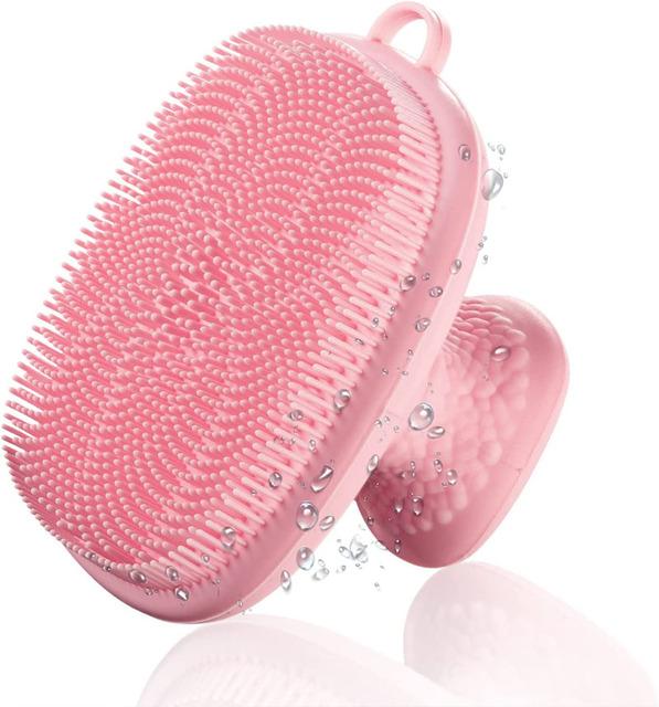 Silicone Face Scrubber for Men and Women Facial Cleansing Brush Silicone Face Wash Brush Manual Cleansing Skin Care Face Brush