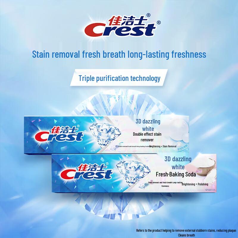 Crest 3D White Morning Dew Lotus Toothpaste