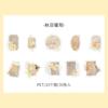 1pack/30pcs Vintage Light-Colored Floral Sticker Pack Soft Pastel Flower Patterns Self-Adhesive for Journal DIY Scrapbook Deco