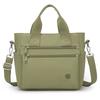 Borsa Tote Versatile in Nylon con Tasche Multiple con Zip Tracolla Regolabile Borsa a Spalla Casual per Donne Quotidiana
