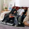 Tokio Hotel Band Retro Printed Blanket Warm Blanket Flannel Soft Comfort Blanket Home Travel Bedding Sofa Supplies Birthday Gift