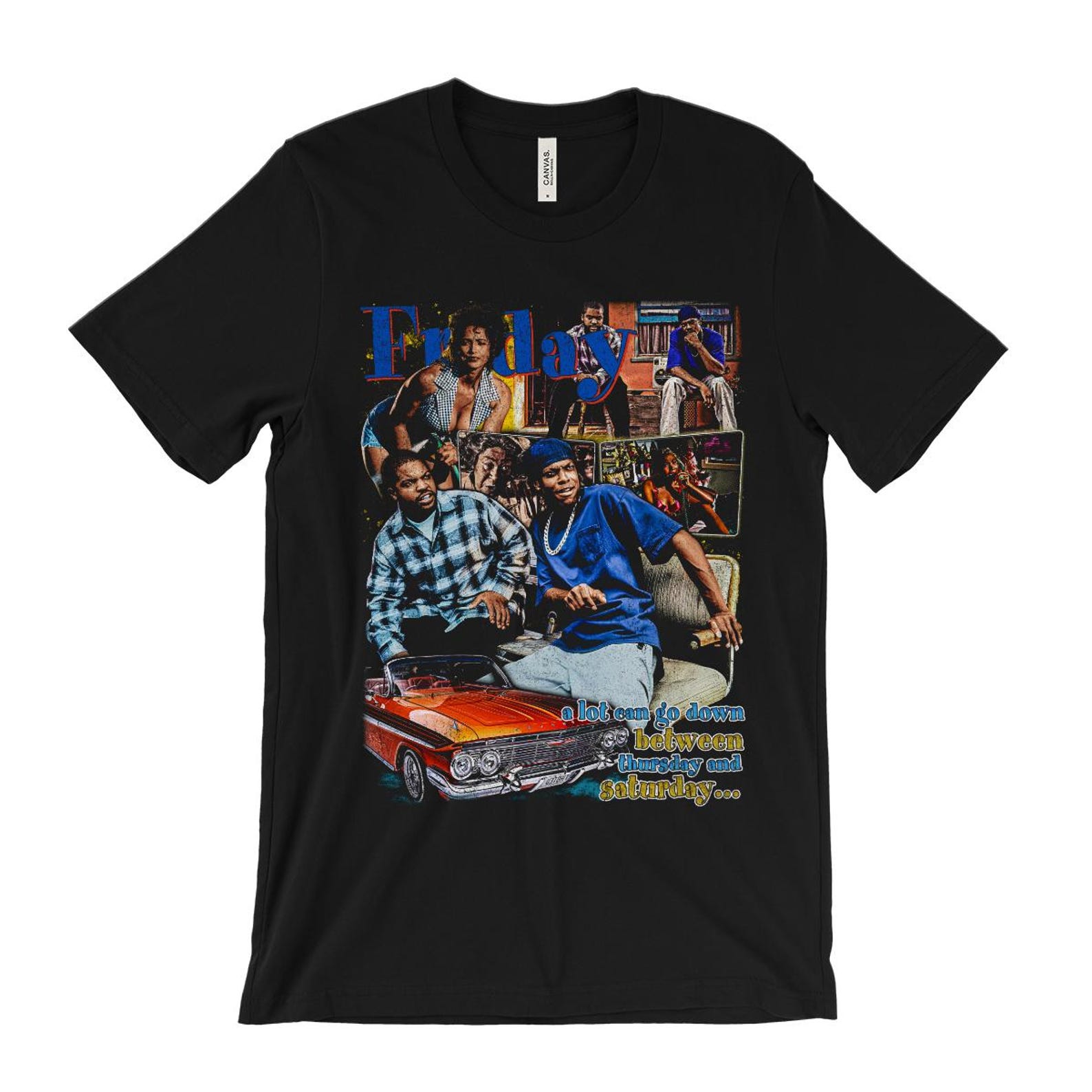 Friday T-Shirt -1995 classic LA hip hop South Central, Compton, Film, movie Bye Felicia Shirt – 90s Comedy, Ice Cube Chris Tucker Retro tee M