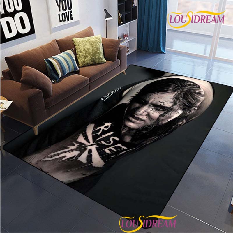 2026 Last Of Us Carpet for Living Room Bedroom Rug Kids Kitchen Door Unslip Floor Mat Birthday gift photography props Alfombra Rug