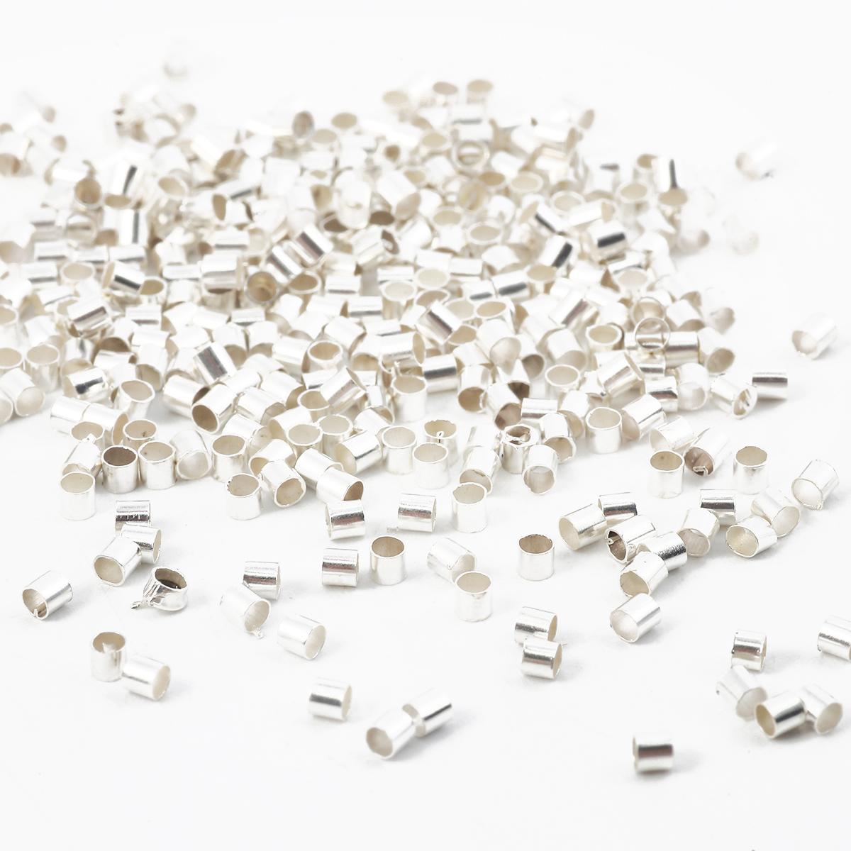 

500 шт., 5 цветов, пробка с микропробкой, свободные бусины диаметром 1,5 мм, 2 мм, нескользящие медные бусины-прокладки, фурнитура для ювелирных изделий своими руками 2mm