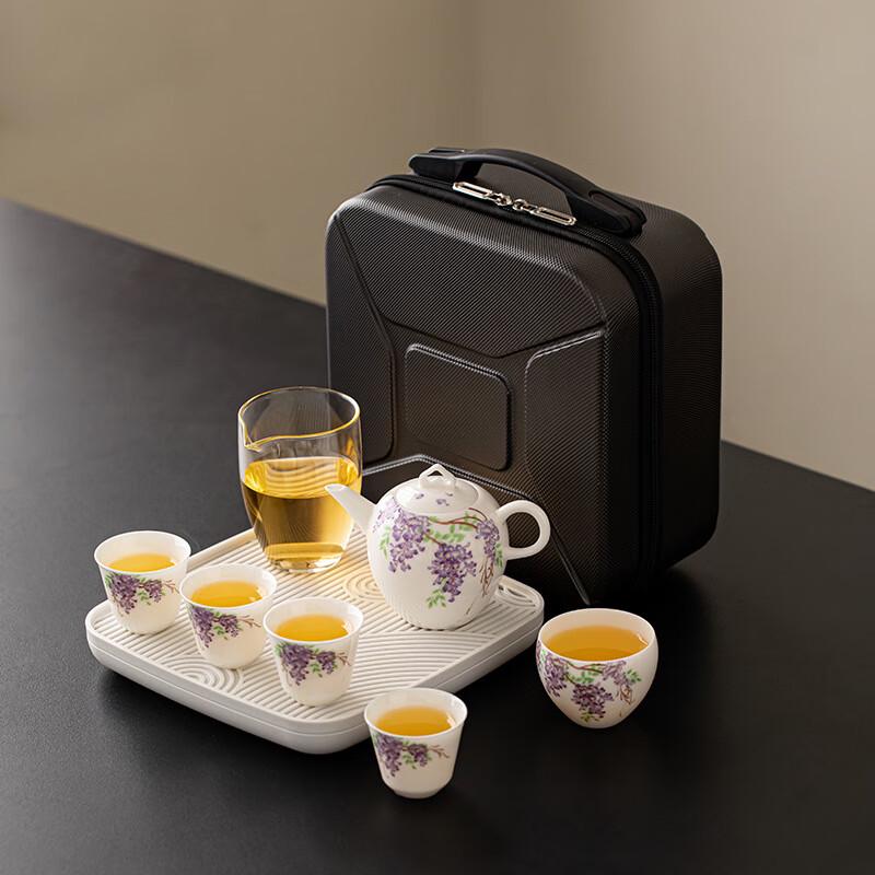 Portable Ceramic Travel Tea Set Travel Tea Pot Set
