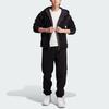 Adidas Originals Premium Essentials Fleece Jacket With Hood Long Sleeve Men Outerwear Black II5807