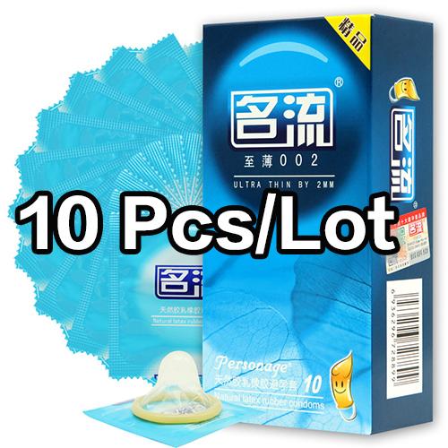 PERSONAGE 10 Pcs/Lot Hot Sale Quality Sex Products Of Natural Latex Condoms For Men Adult Better Sex Toys Safer Contraception