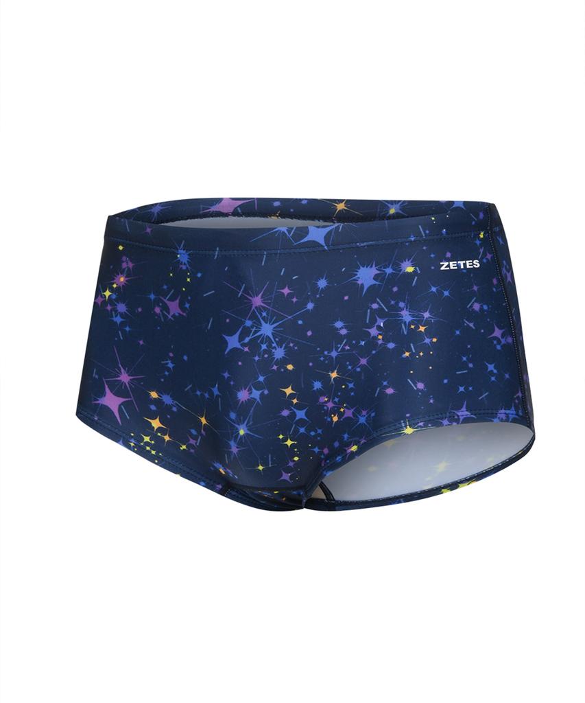 Jeteseu Men'S Hydro Active Square Short Square Indoor Swimsuit Star Dust M3A613