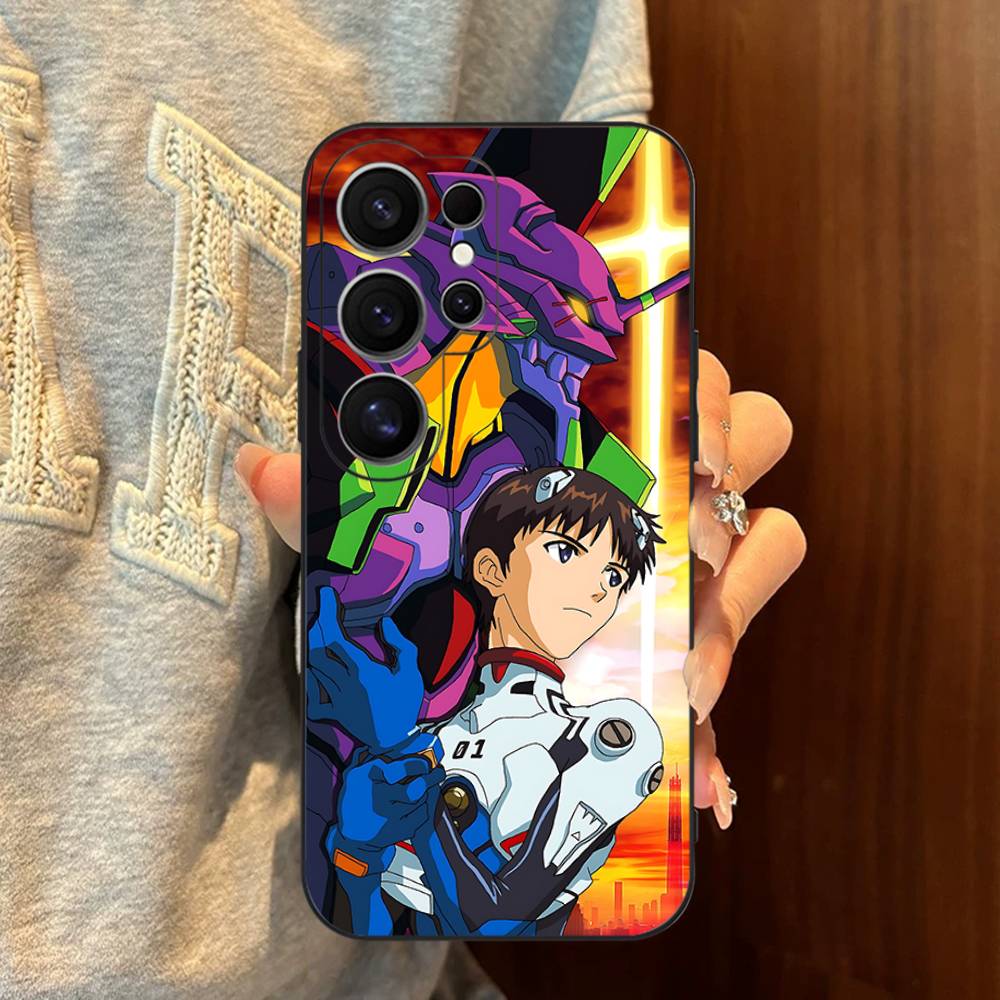 Hot Anime E-Evangelions Phone Case For Samsung S 24 Fe 25 Ultra Plus 20 Lite 21 30 22 23 24 22 Ultra 5G Fundas