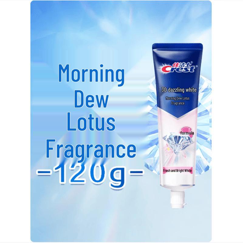 Crest 3D White Morning Dew Lotus Toothpaste