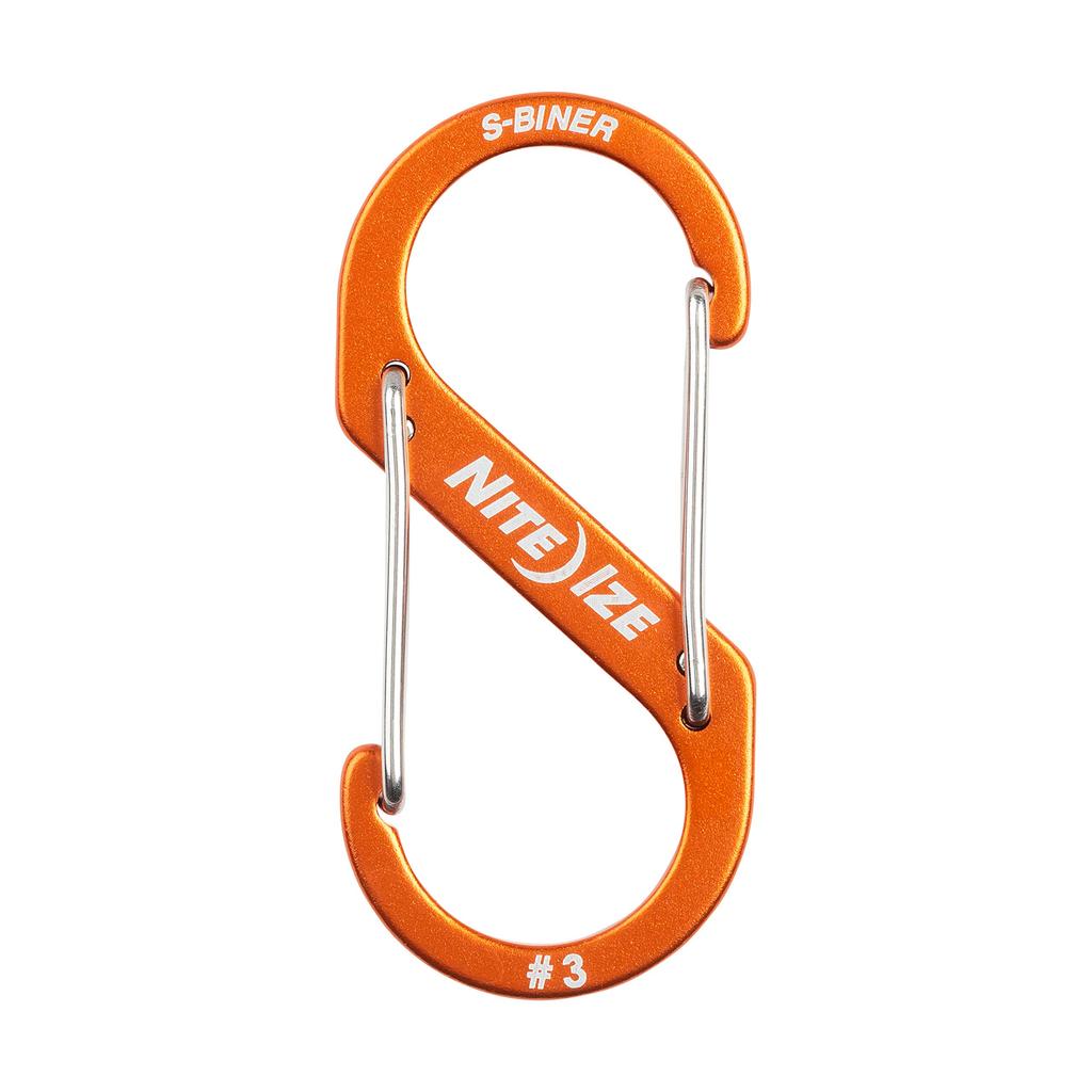 NITEIZE Sbiner Aluminum Carabiner #3 Orange SBA3-19-R6 (Japanese Genuine Product)