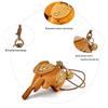 Creative Genuine Leather Elephant Charm Keychain